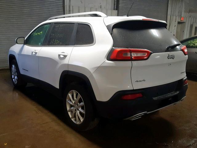 1C4PJMDS0FW646756 - 2015 JEEP CHEROKEE L WHITE photo 3