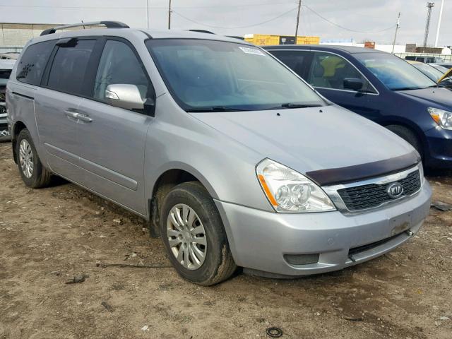 KNDMG4C76B6378059 - 2011 KIA SEDONA LX SILVER photo 1