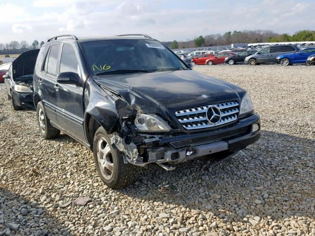 4JGAB54EX2A363433 - 2002 MERCEDES-BENZ ML 320 BLACK photo 1