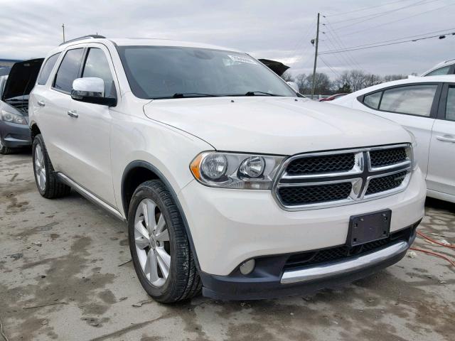 1D4SD4GT7BC593137 - 2011 DODGE DURANGO CR WHITE photo 1