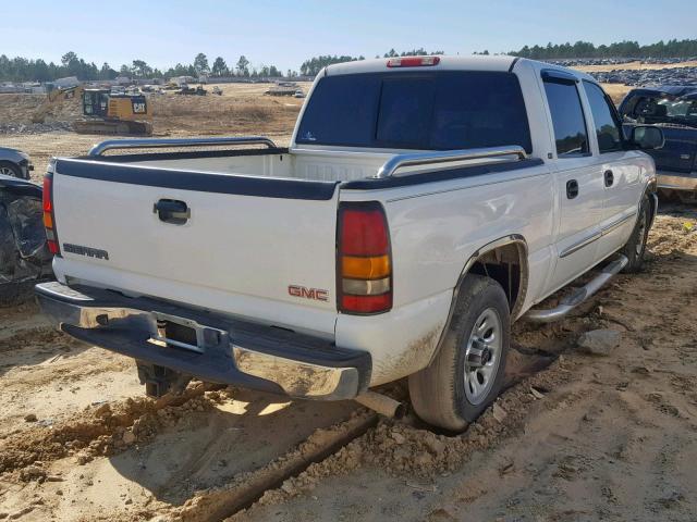 2GTEC13T351192647 - 2005 GMC NEW SIERRA WHITE photo 4