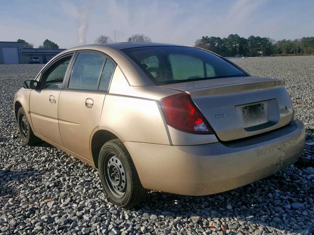 1G8AJ55F66Z201668 - 2006 SATURN ION LEVEL GOLD photo 3