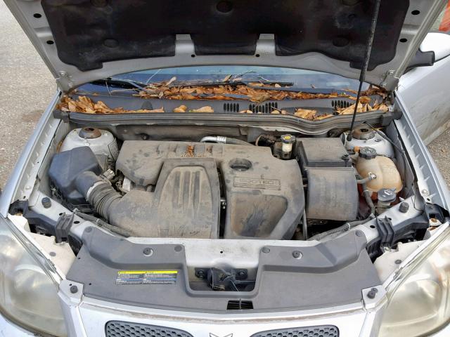 1G2AL18F587155743 - 2008 PONTIAC G5 SILVER photo 7