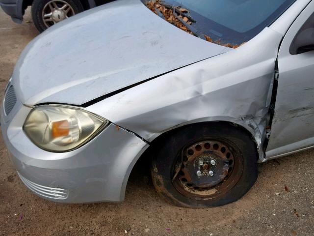 1G2AL18F587155743 - 2008 PONTIAC G5 SILVER photo 9