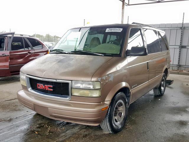 1GKDM19W4XB516464 - 1999 GMC SAFARI XT GOLD photo 2