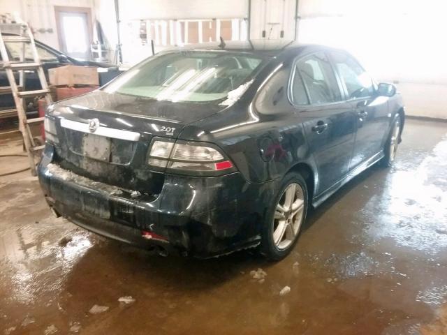 YS3FA4BY6A1617165 - 2010 SAAB 9-3 2.0T BLACK photo 4