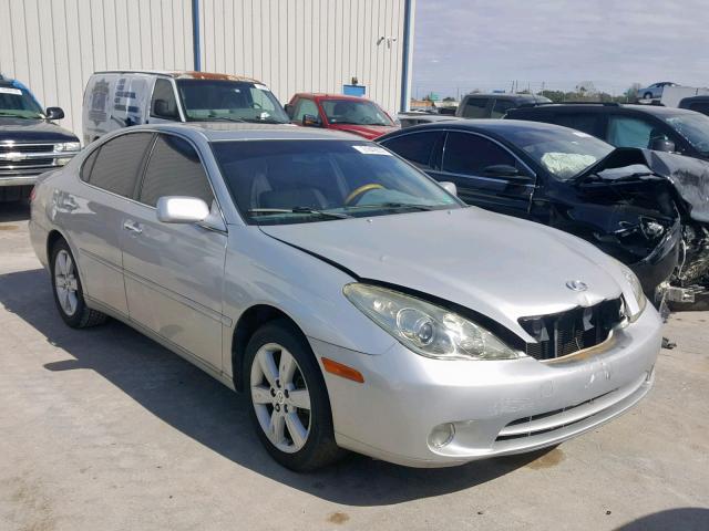 JTHBA30G355078334 - 2005 LEXUS ES 330 SILVER photo 1