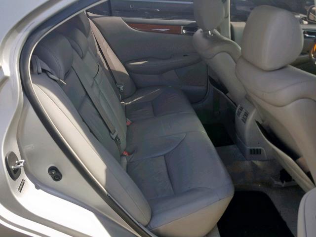 JTHBA30G355078334 - 2005 LEXUS ES 330 SILVER photo 6