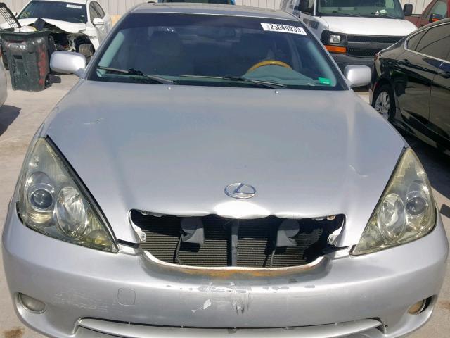 JTHBA30G355078334 - 2005 LEXUS ES 330 SILVER photo 9