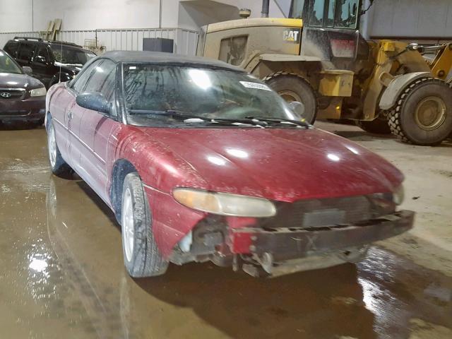 3C3EL45HXVT624826 - 1997 CHRYSLER SEBRING JX MAROON photo 1