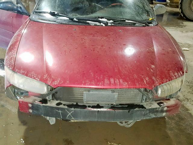 3C3EL45HXVT624826 - 1997 CHRYSLER SEBRING JX MAROON photo 7