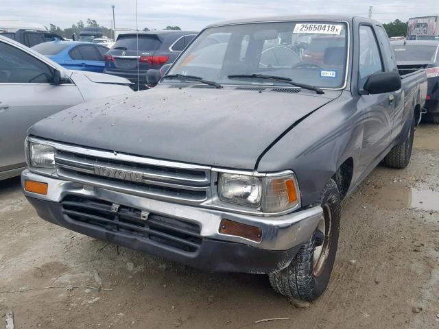 JT4RN93P6K5000418 - 1989 TOYOTA PICKUP 1/2 GRAY photo 2