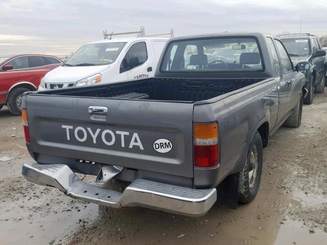 JT4RN93P6K5000418 - 1989 TOYOTA PICKUP 1/2 GRAY photo 4