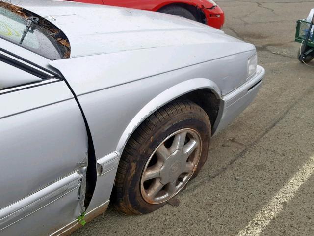 1G6ET12961B108971 - 2001 CADILLAC ELDORADO T SILVER photo 9