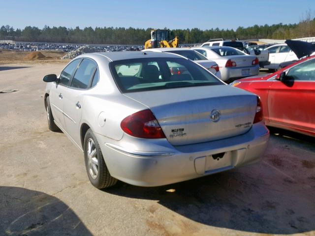 2G4WD532651307883 - 2005 BUICK LACROSSE C SILVER photo 3