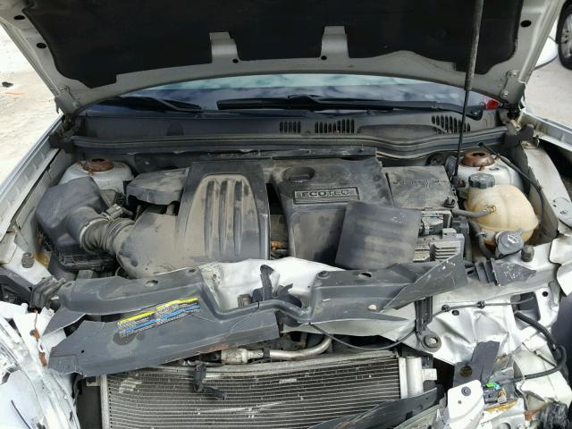 1G1AL15F077270077 - 2007 CHEVROLET COBALT LT SILVER photo 7