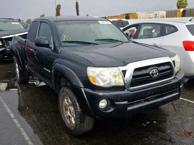 5TETU62N27Z388016 - 2007 TOYOTA TACOMA PRE BLACK photo 1