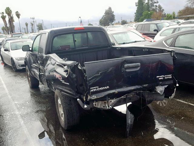 5TETU62N27Z388016 - 2007 TOYOTA TACOMA PRE BLACK photo 3