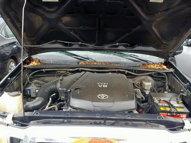 5TETU62N27Z388016 - 2007 TOYOTA TACOMA PRE BLACK photo 7