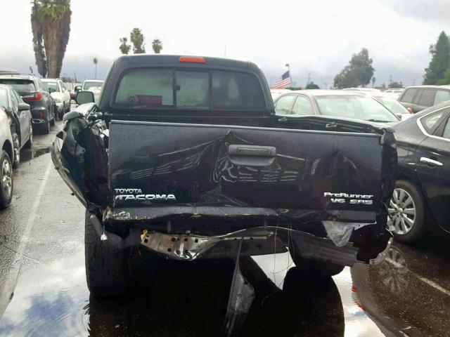 5TETU62N27Z388016 - 2007 TOYOTA TACOMA PRE BLACK photo 9