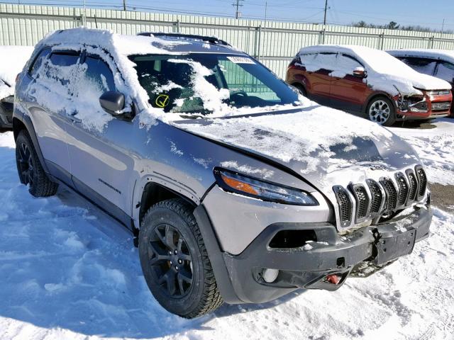 1C4PJMBX2JD569956 - 2018 JEEP CHEROKEE T 灰色 照片 1