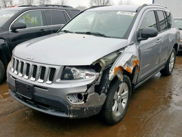 1C4NJDBB8FD175686 - 2015 JEEP COMPASS SP ვერცხლისფერი ფოტო 2