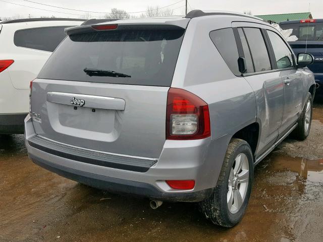 1C4NJDBB8FD175686 - 2015 JEEP COMPASS SP ვერცხლისფერი ფოტო 4