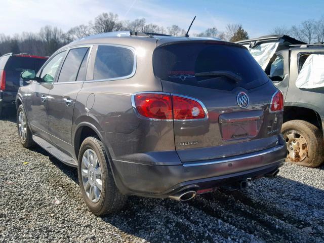 5GAKRCEDXCJ174461 - 2012 BUICK ENCLAVE BROWN photo 3