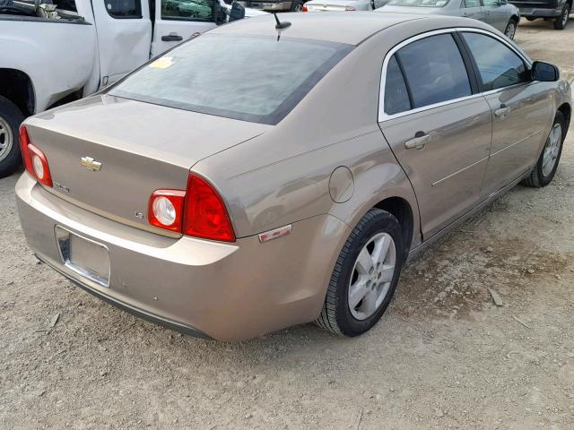 1G1ZG57B88F251602 - 2008 CHEVROLET MALIBU LS BROWN photo 4