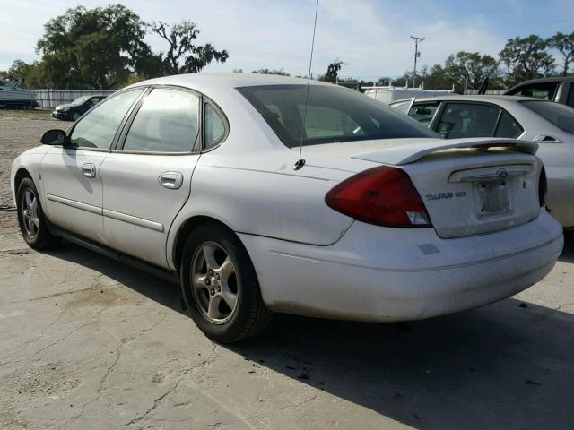 1FAFP55212A261251 - 2002 FORD TAURUS SES WHITE photo 3