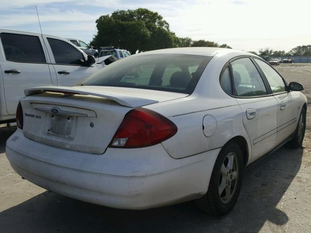 1FAFP55212A261251 - 2002 FORD TAURUS SES WHITE photo 4