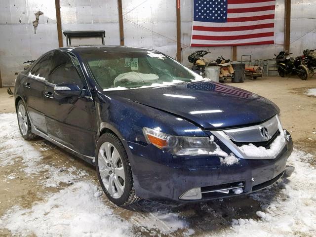 JH4KB2F60AC001027 - 2010 ACURA RL BLUE photo 1