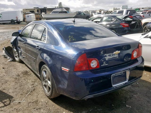 1G1ZG57B894223909 - 2009 CHEVROLET MALIBU LS BLUE photo 3