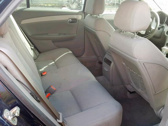 1G1ZG57B894223909 - 2009 CHEVROLET MALIBU LS BLUE photo 6