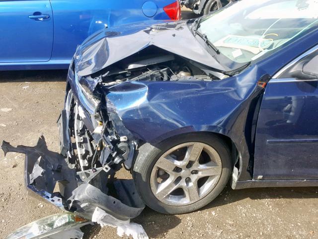 1G1ZG57B894223909 - 2009 CHEVROLET MALIBU LS BLUE photo 9
