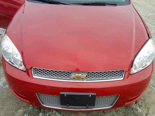 2G1WB5E34E1123518 - 2014 CHEVROLET IMPALA LIM RED photo 7