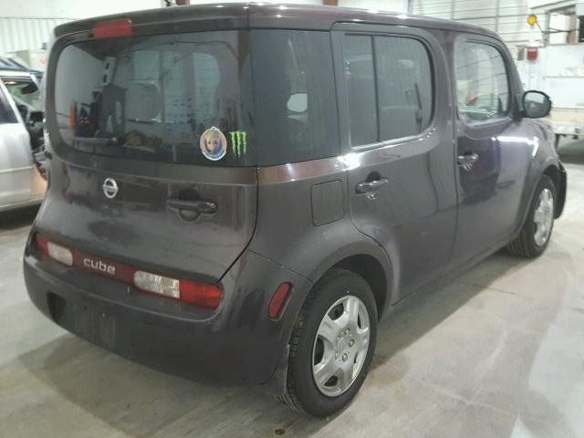 JN8AZ28R39T111389 - 2009 NISSAN CUBE BASE PURPLE photo 4