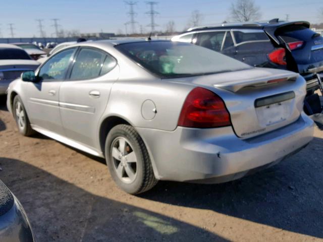 2G2WP552381137418 - 2008 PONTIAC GRAND PRIX SILVER photo 3