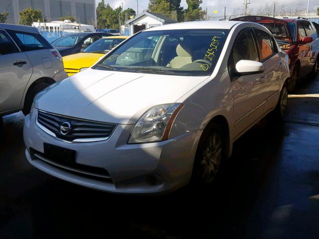 3N1AB6AP0BL665633 - 2011 NISSAN SENTRA 2.0 WHITE photo 2