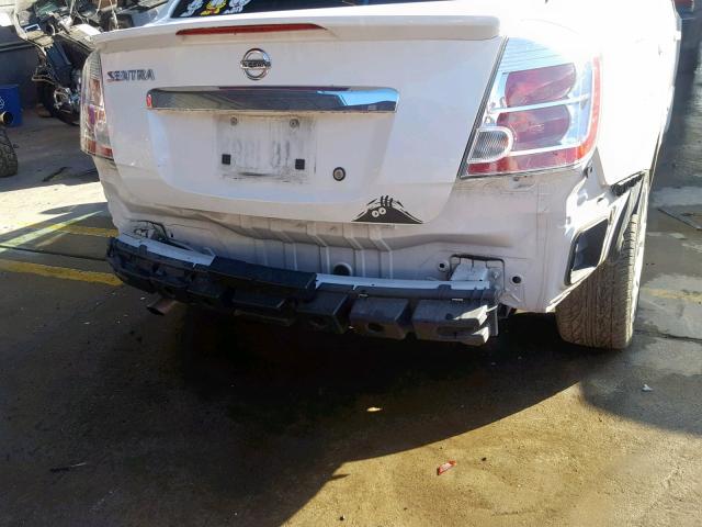 3N1AB6AP0BL665633 - 2011 NISSAN SENTRA 2.0 WHITE photo 9