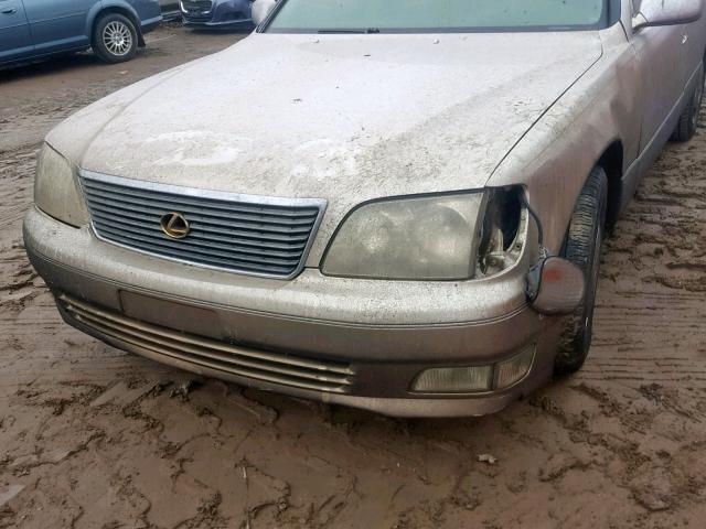 JT8BH2890W0129286 - 1998 LEXUS LS400 GOLD photo 9