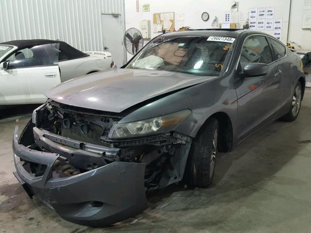 1HGCS128X8A005259 - 2008 HONDA ACCORD EXL GRAY photo 2