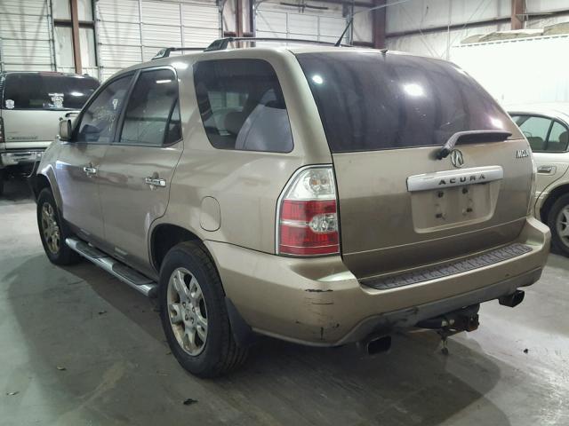 2HNYD188X4H532097 - 2004 ACURA MDX TOURIN BEIGE photo 3