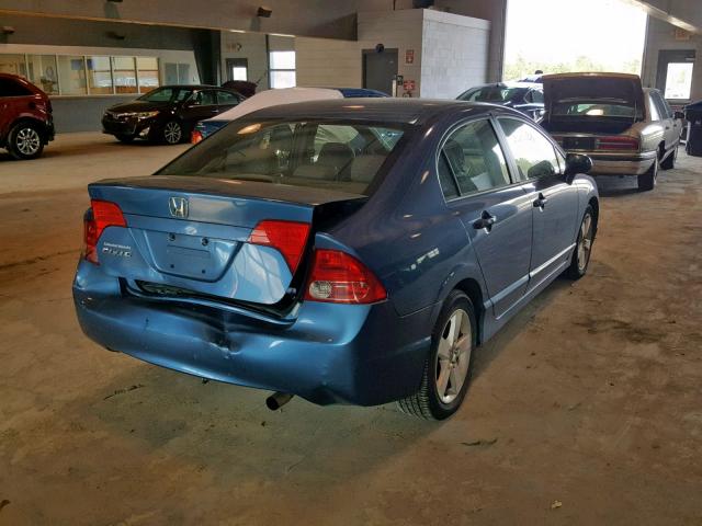 1HGFA16938L102553 - 2008 HONDA CIVIC EXL BLUE photo 4