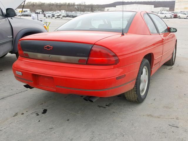 2G1WX12X4S9338573 - 1995 CHEVROLET MONTE CARL RED photo 4