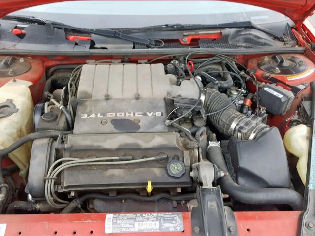 2G1WX12X4S9338573 - 1995 CHEVROLET MONTE CARL RED photo 7