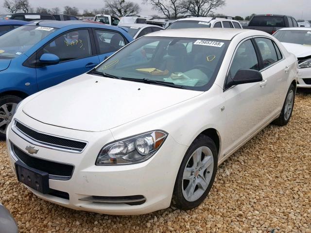 1G1ZG57N88F194537 - 2008 CHEVROLET MALIBU LS WHITE photo 2