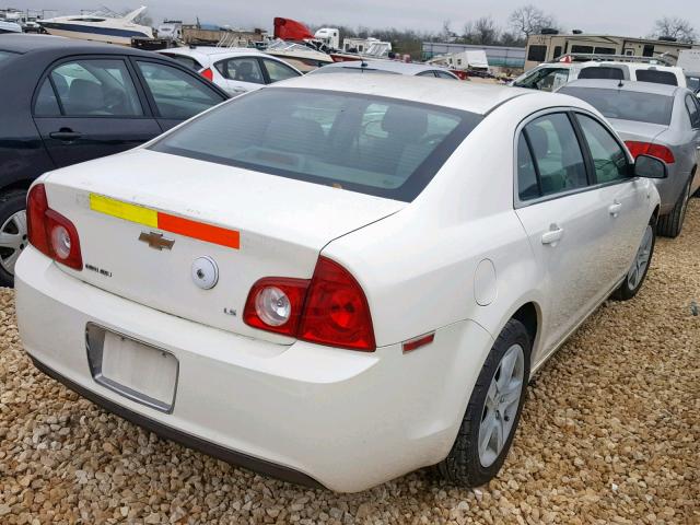 1G1ZG57N88F194537 - 2008 CHEVROLET MALIBU LS WHITE photo 4