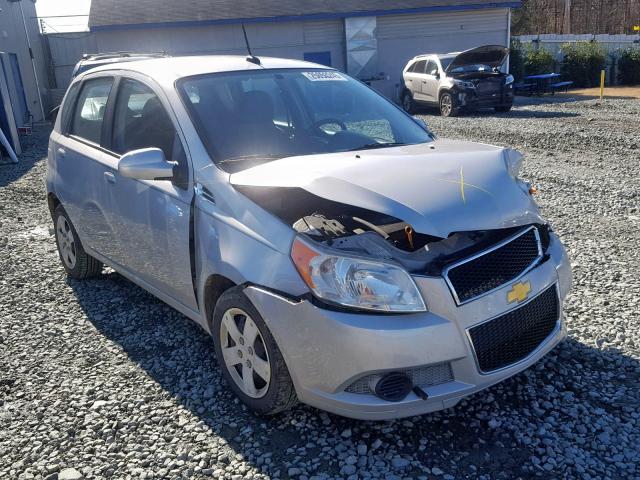 KL1TD6DE2AB112564 - 2010 CHEVROLET AVEO LS GRAY photo 1