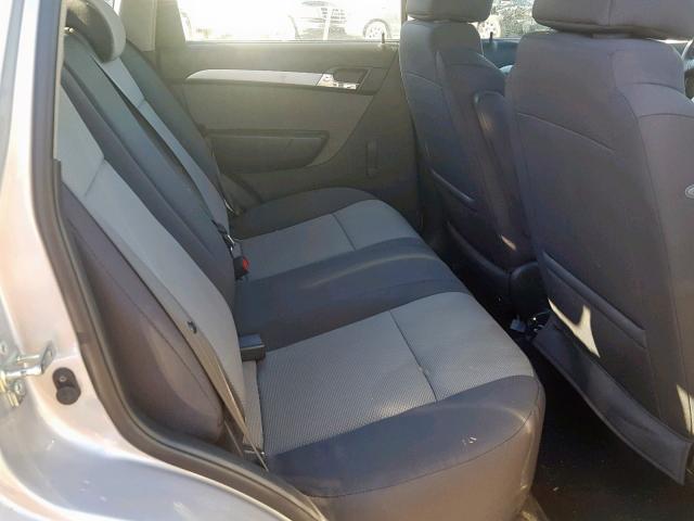 KL1TD6DE2AB112564 - 2010 CHEVROLET AVEO LS GRAY photo 6